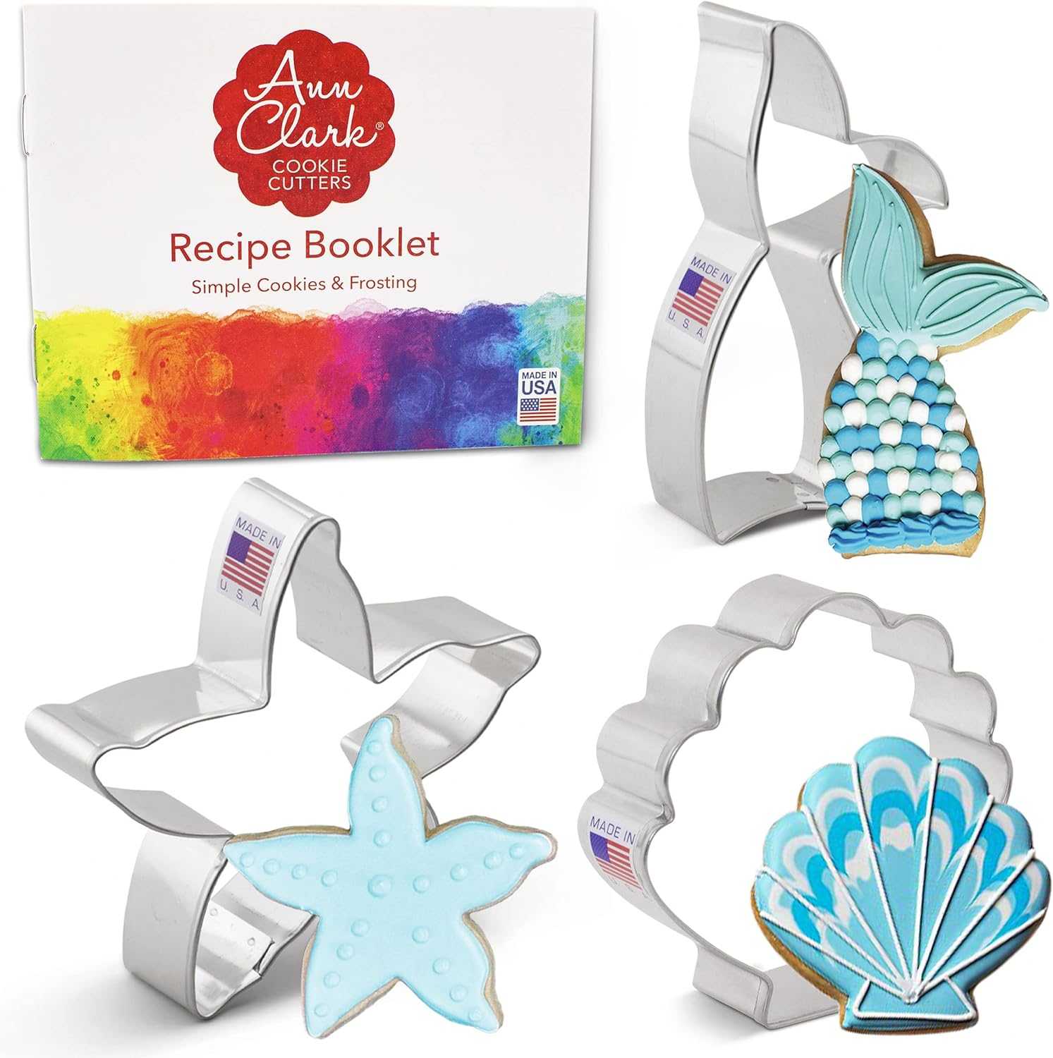 Ann Clark Cookie Cutters Mermaid Ocean Set