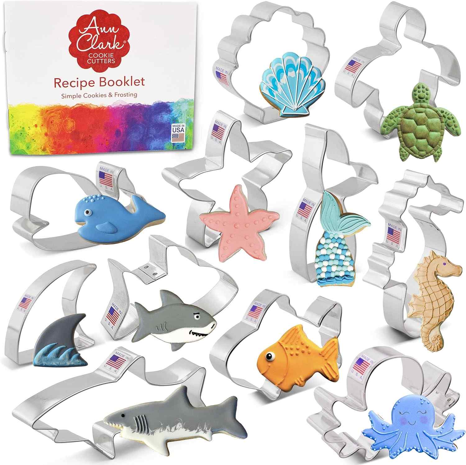 Ann Clark Cookie Cutters Under The Sea Set