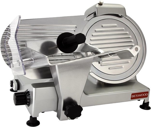 Meat Slicer | 7 Best Options of 2024 10 BESWOOD 10 Premium Chromium-plated Electric Meat Slicer