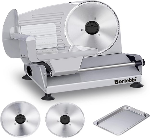 Meat Slicer | 7 Best Options of 2024 8 Borlebbi 200W Meat Slicer
