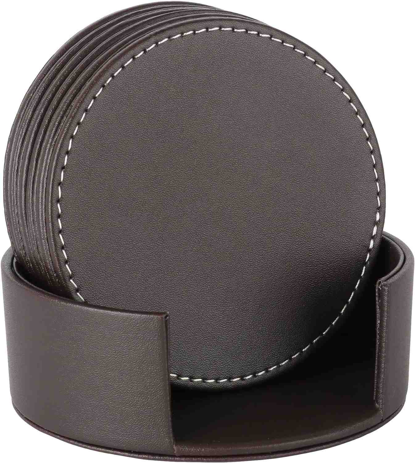 CARLWAY Leather Coasters