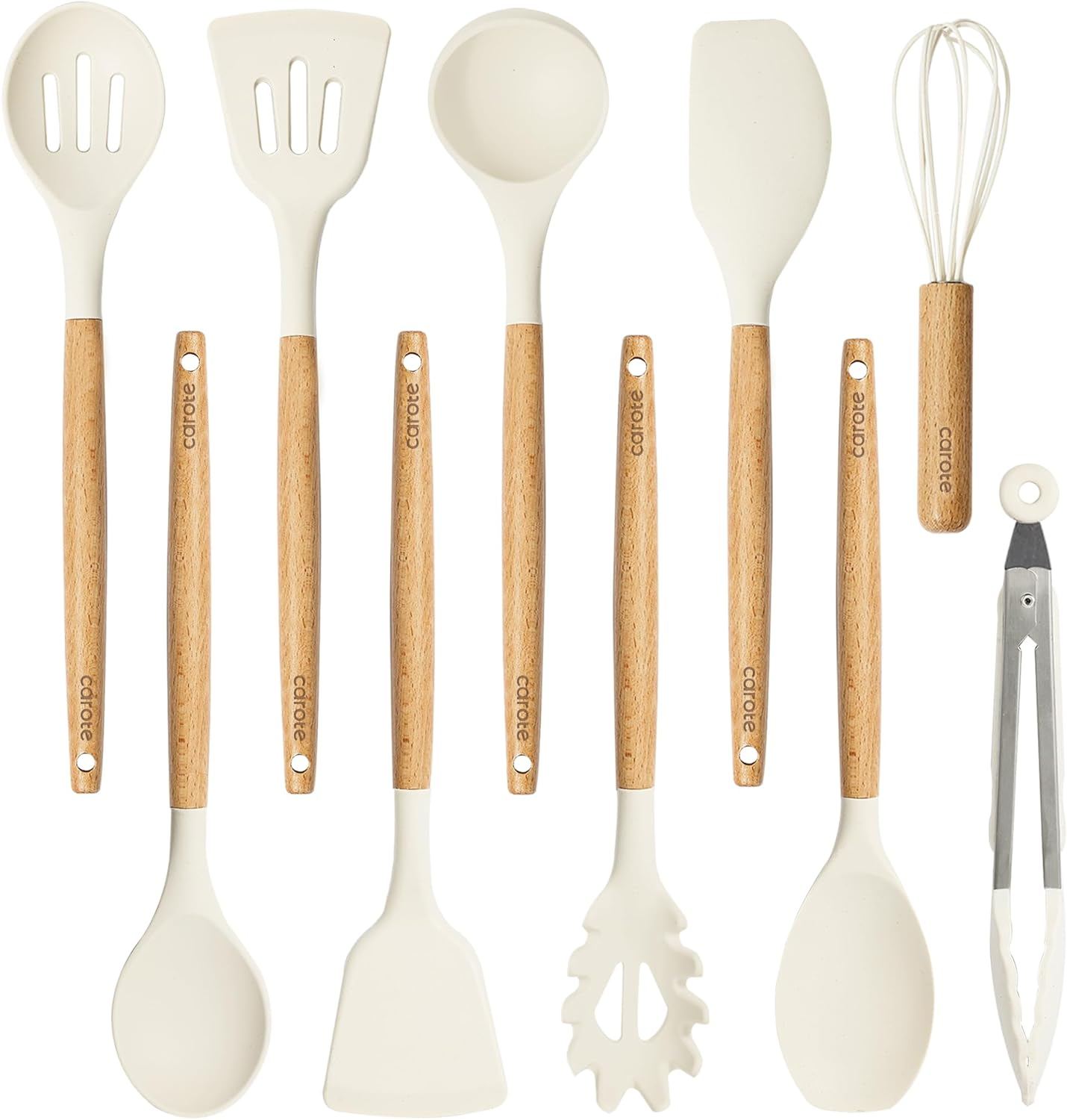 CAROTE Silicone Cooking Utensils