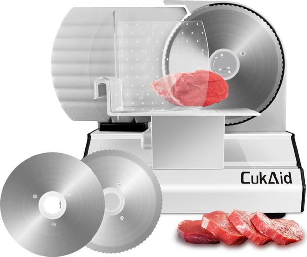 Meat Slicer | 7 Best Options of 2024 14 CukAid 200W Electric Meat Slicer