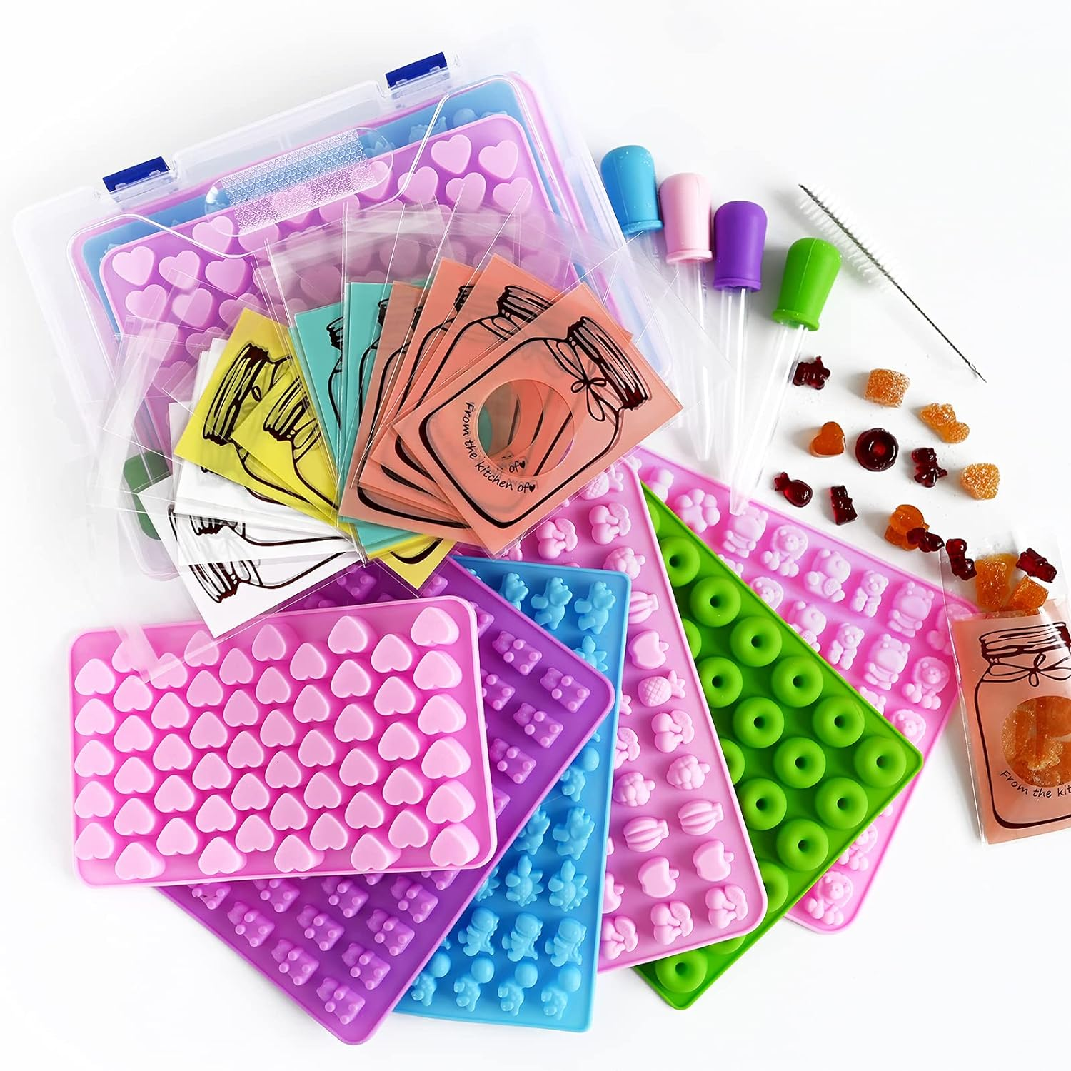 HKNMTT Gummy Bear Molds