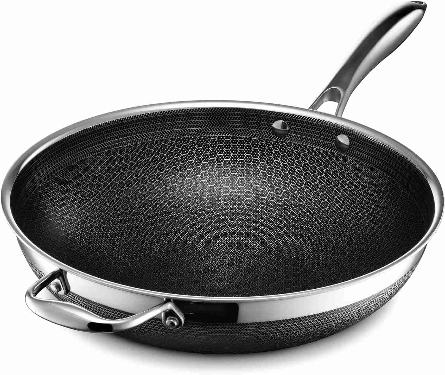 HexClad Hybrid Nonstick Wok
