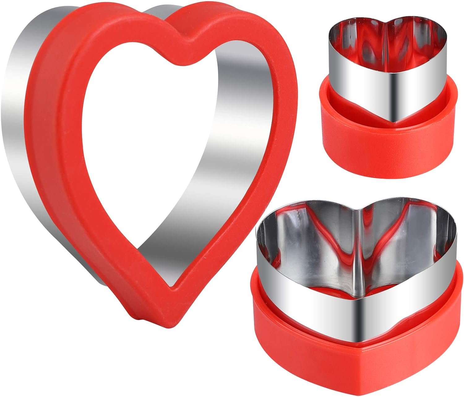 HiHITAOO Love Heart Shape Cookie Cutters