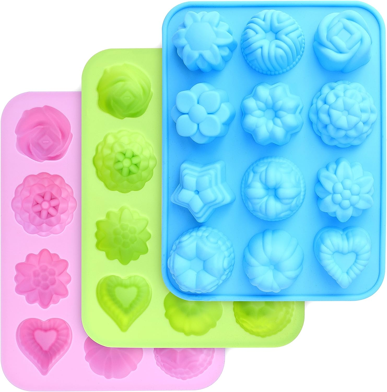 HomEdge Silicone Flowers Molds