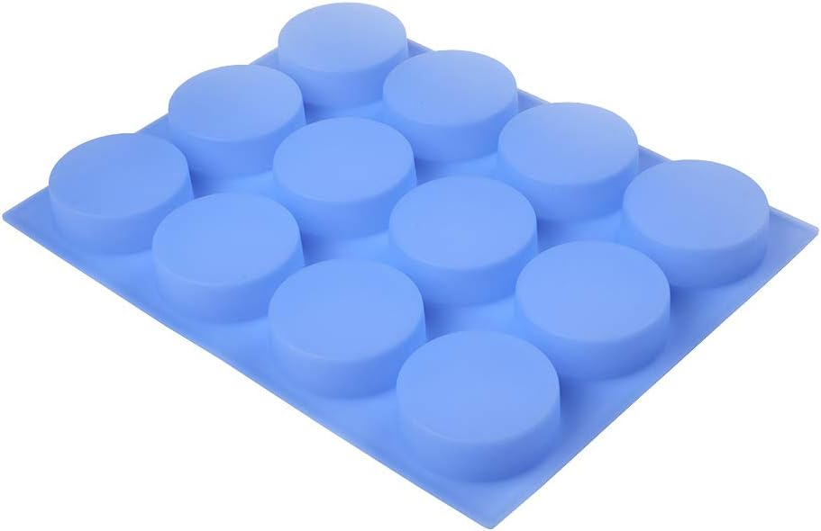 JET LAG Round Silicone Soap Mold
