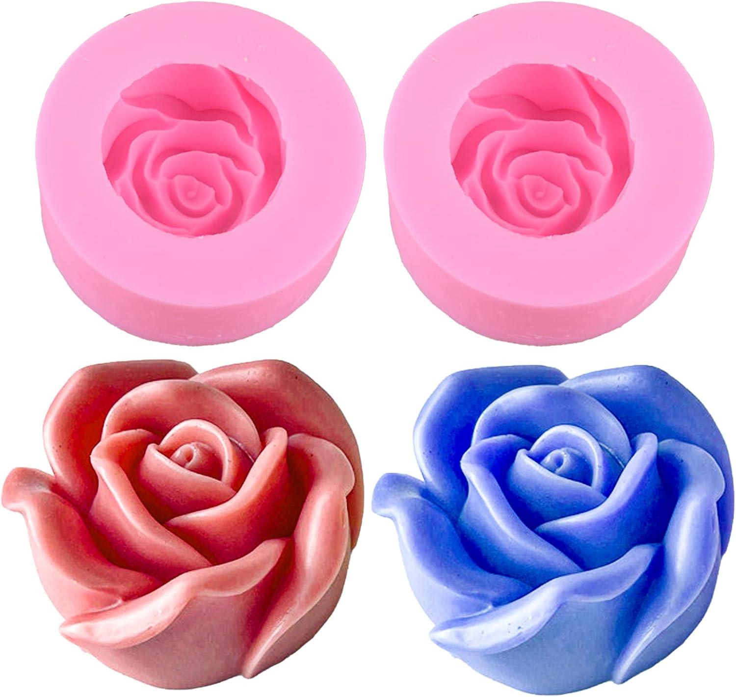 Japleed Large Rose Silicone Molds