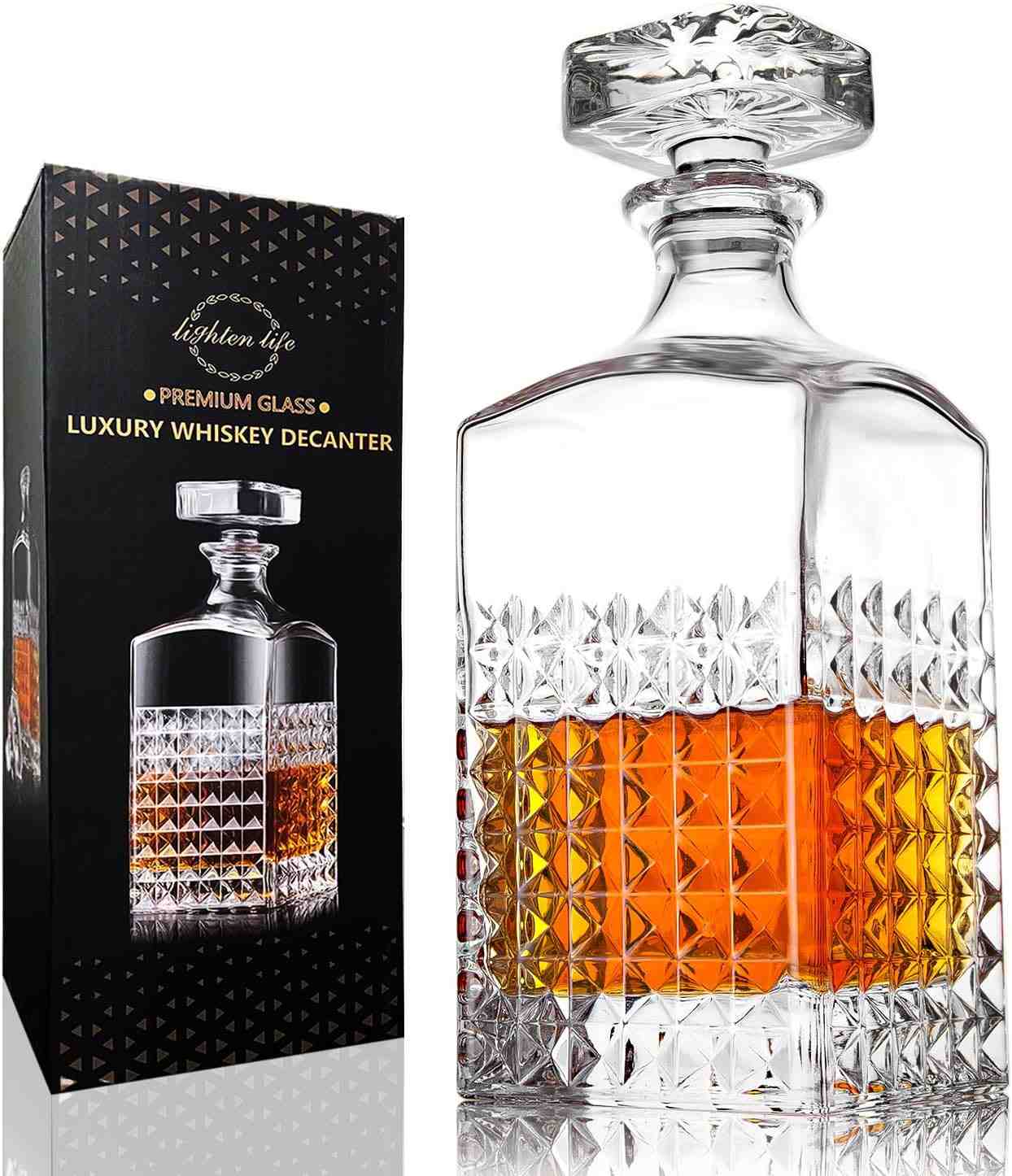 LIGHTEN LIFE Whiskey Decanter