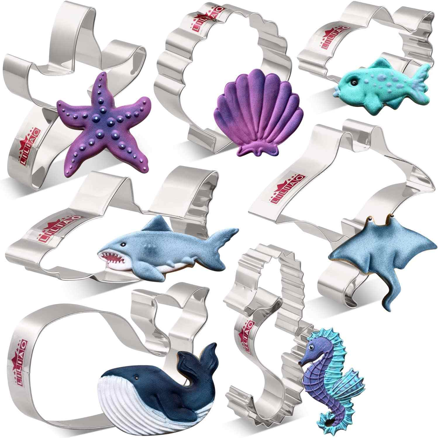 LILIAO Under The Sea Cookie Cutter Set