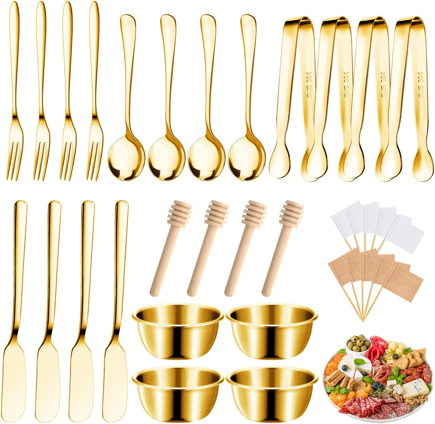Mlurcu Cheese Butter Spreader Knives Set