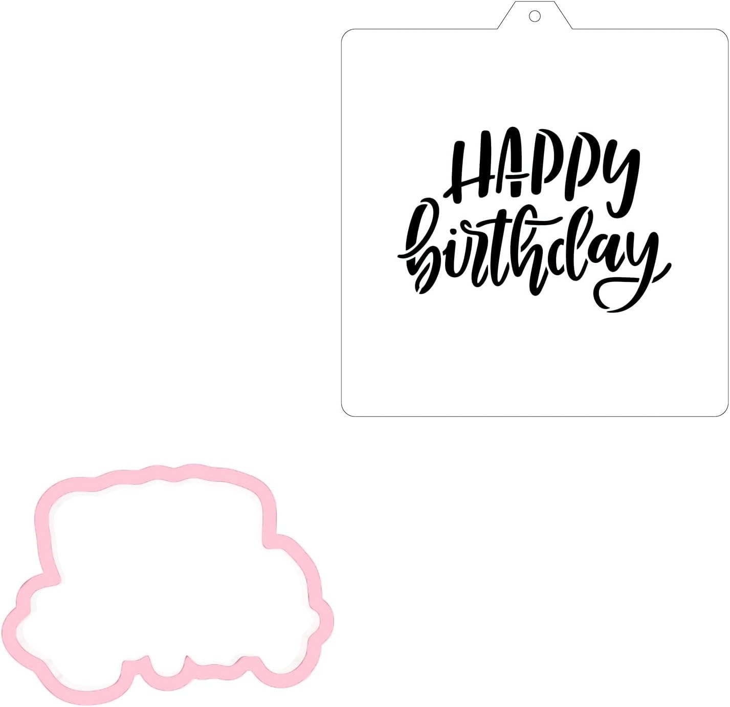 NEGEMEL Birthday Cookie Cutters
