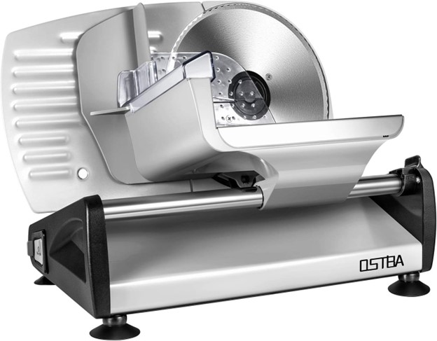 Meat Slicer | 7 Best Options of 2024 6 OSTBA 200W Electric Meat Slicer