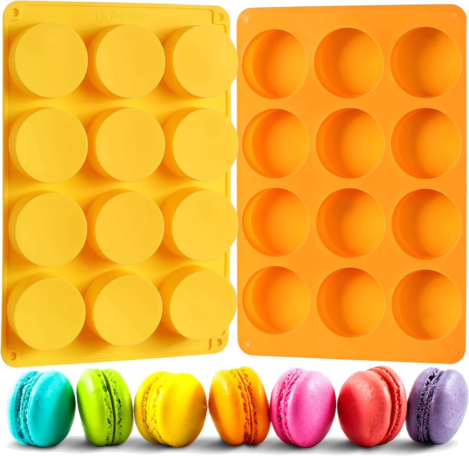 Ohola KITCHEN SUPPLIES Oreo Chocolate Cookie Silicone Molds