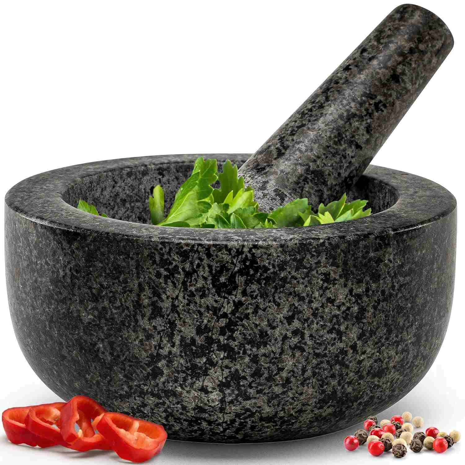PriorityChef Heavy Duty Mortar and Pestle