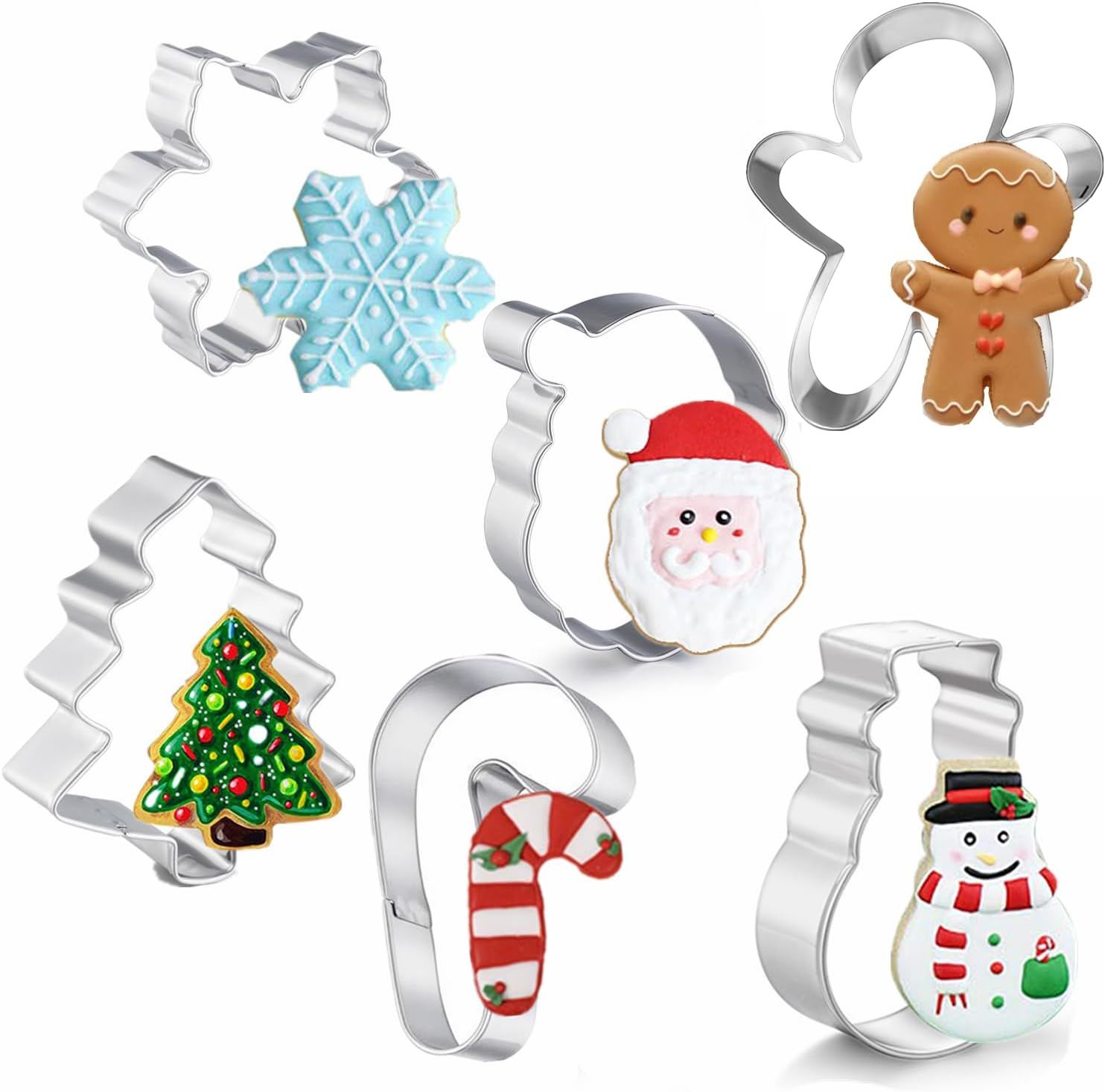 Q-BAKER Large Christmas Cookie Cutters