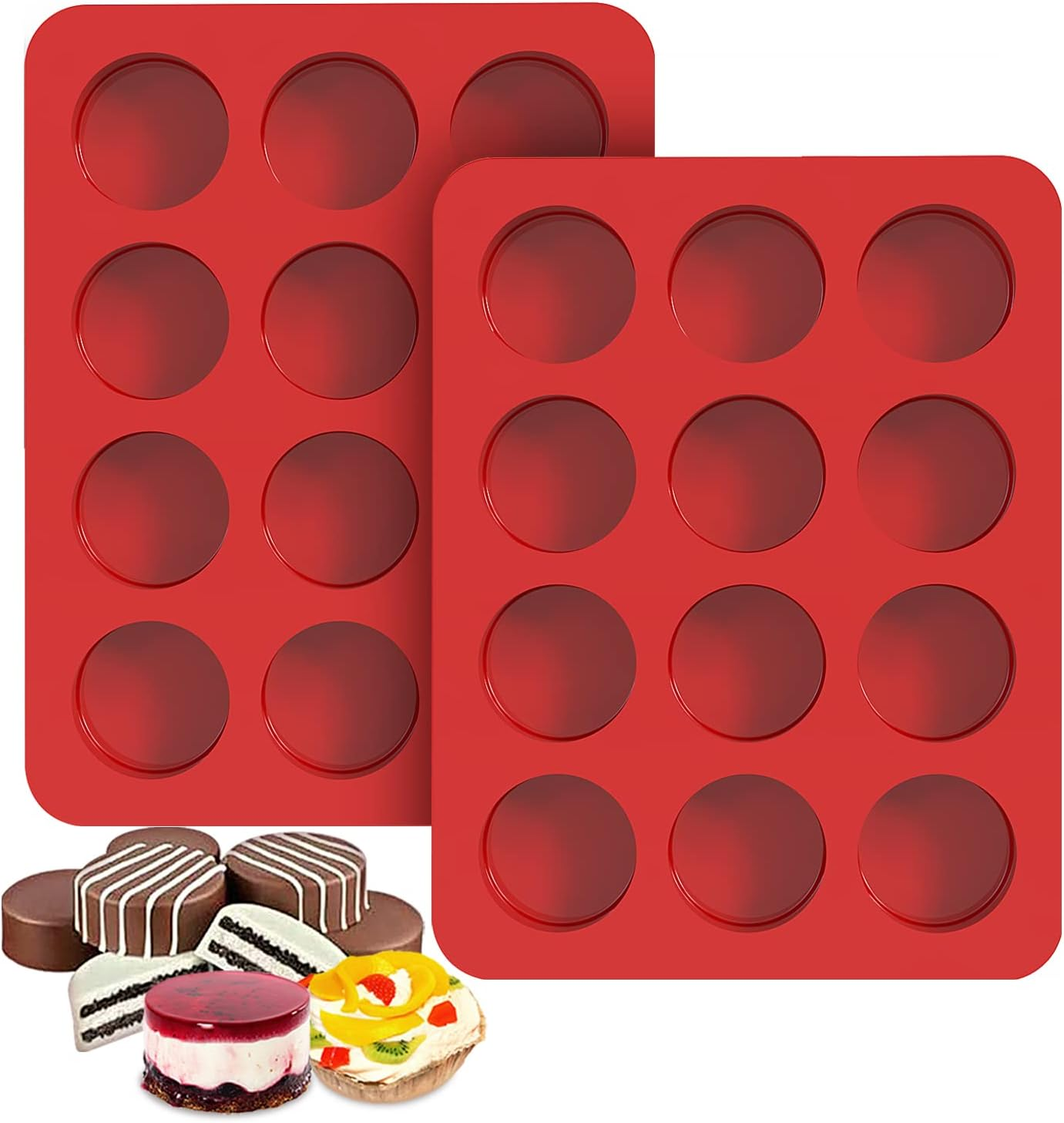 SILIVO Chocolate Covered Oreo Molds