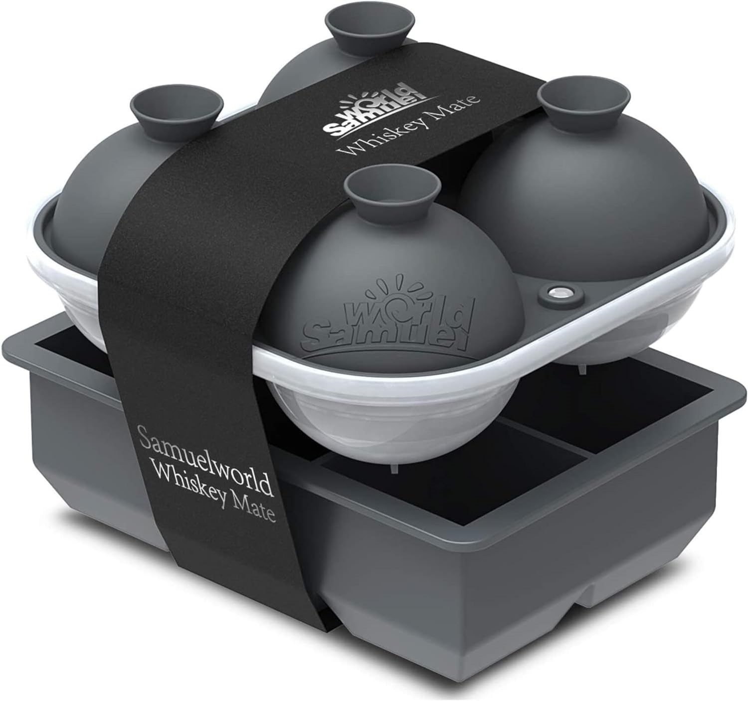Samuelworld Large Silicone Ice Trays