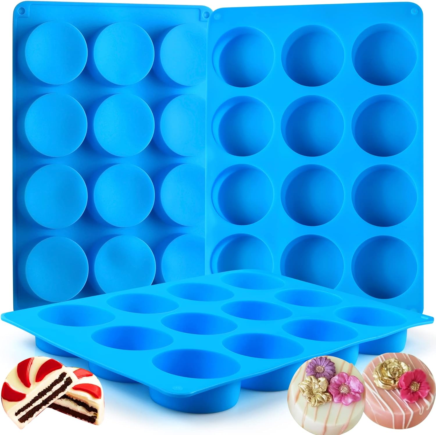 Sidosir Oreo Cookie Chocolate Silicone Mold