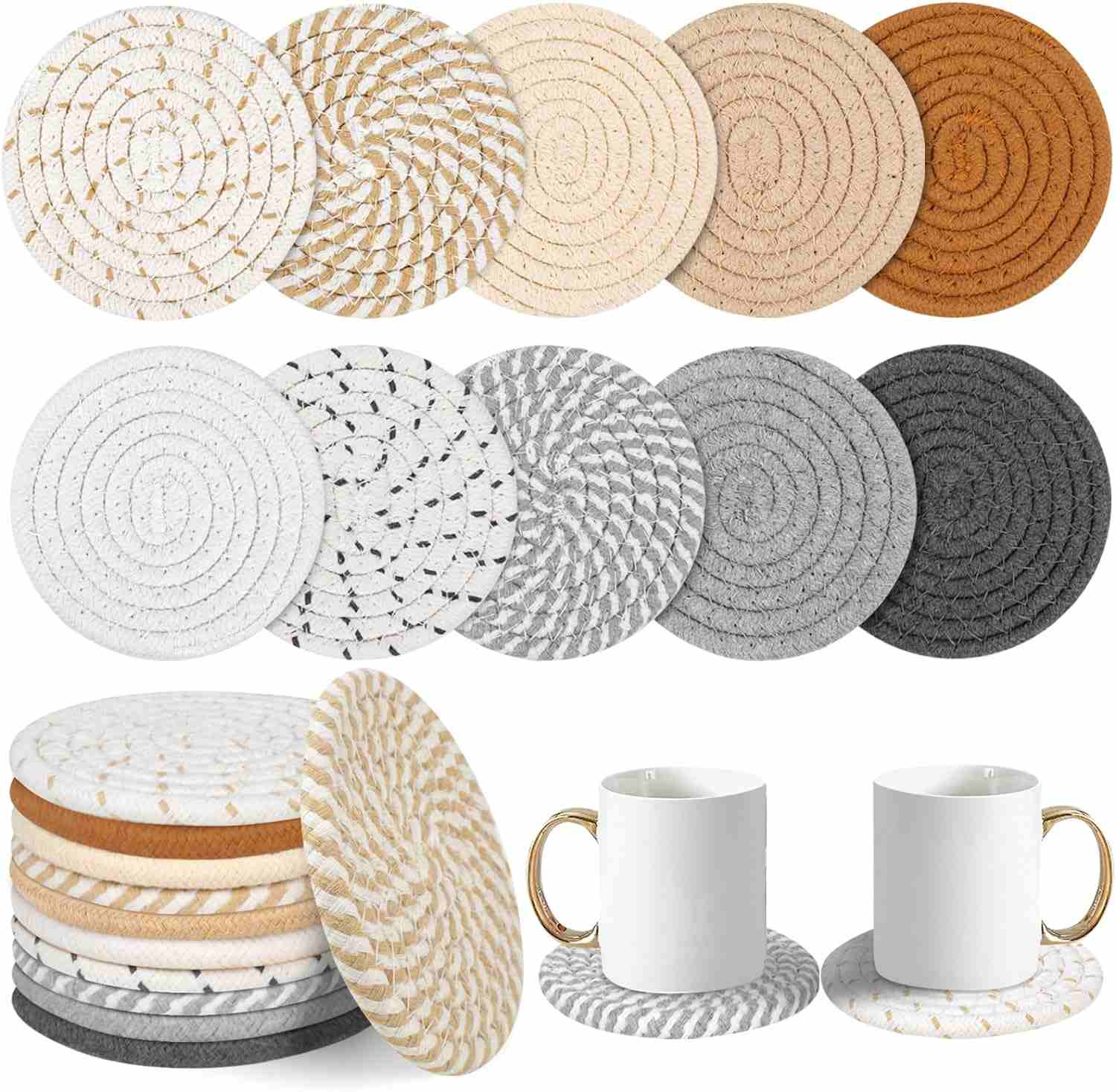 Vivinin Cotton Coasters
