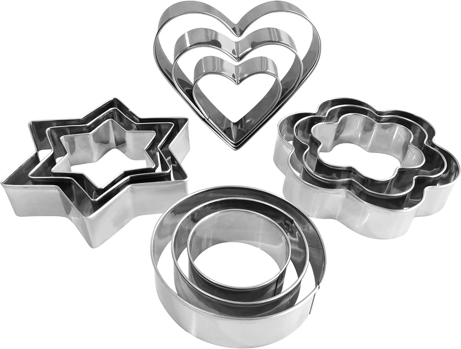 YXCLIFE Metal Cookie Cutters