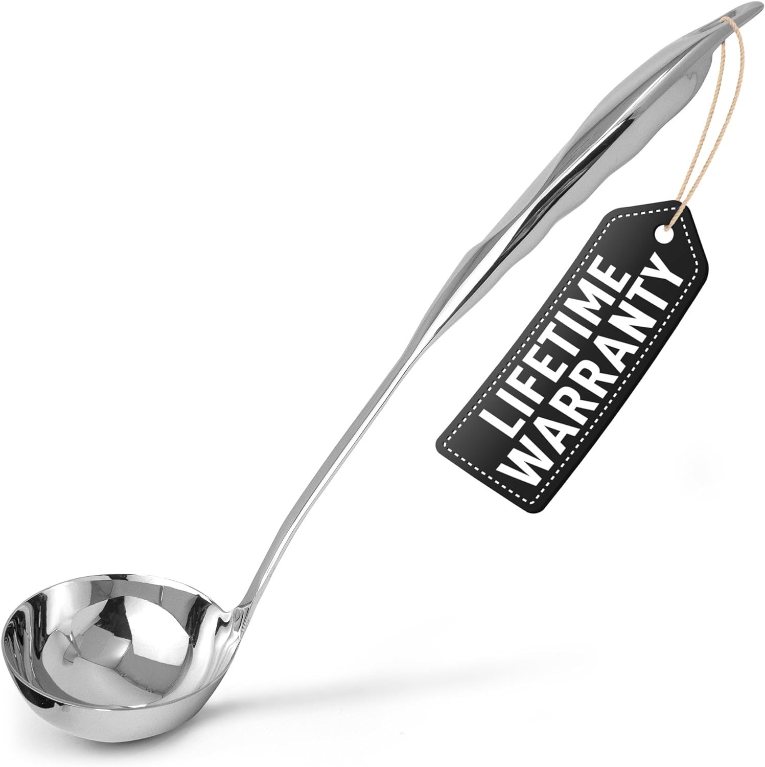 Zulay Kitchen Stainless Steel Soup Ladle