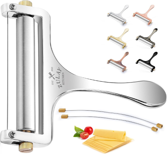 Cheese Slicer | 11 Best Options of 2024 8 Zulay Kitchen Stainless Steel Wire Cheese Slicer