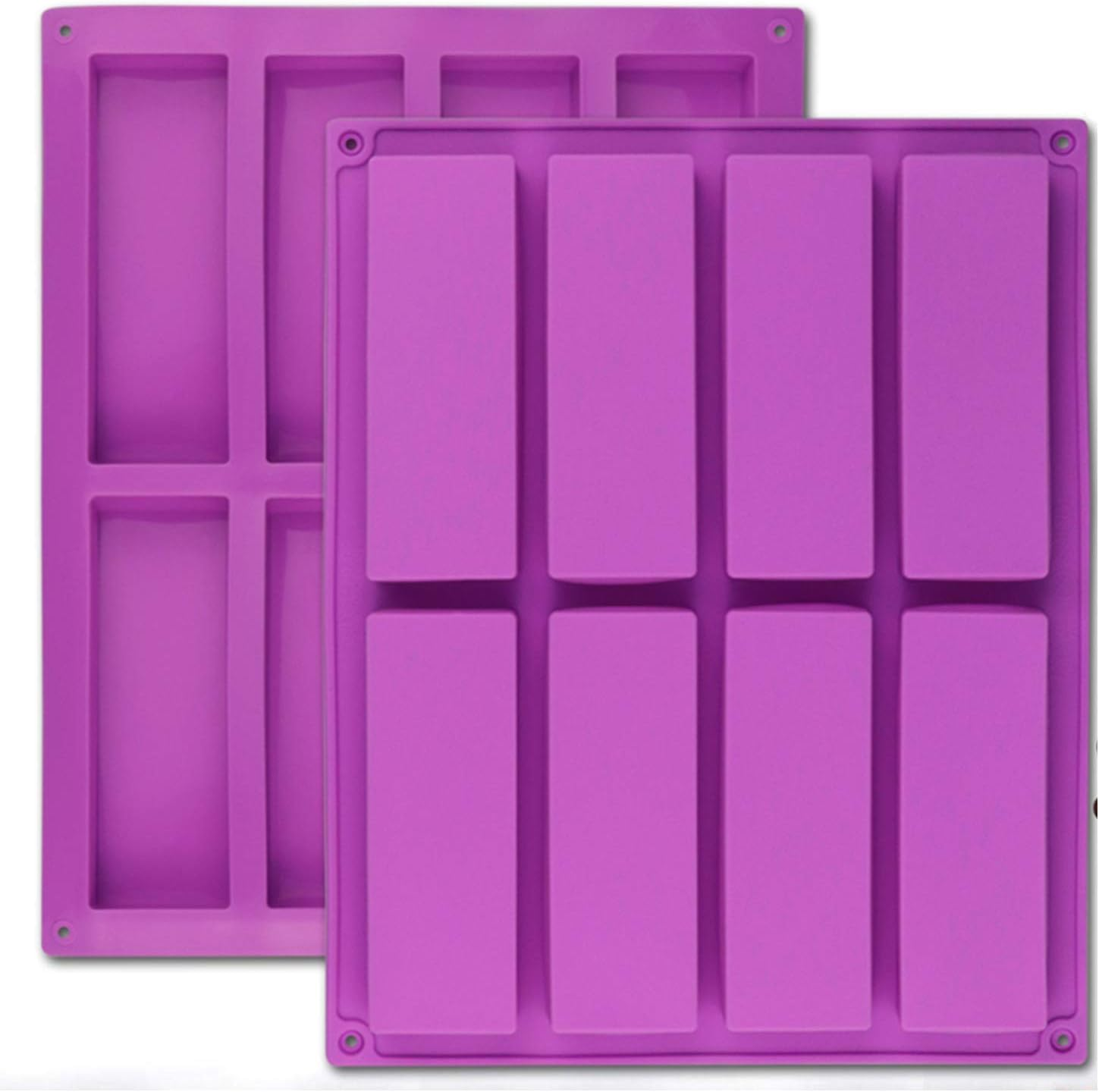 alksky Large Rectangle Granola Bar Silicone Mold