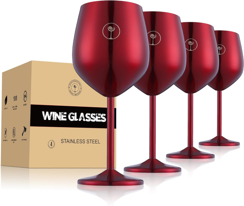 cantong unbreakable colored wine glasses - great design