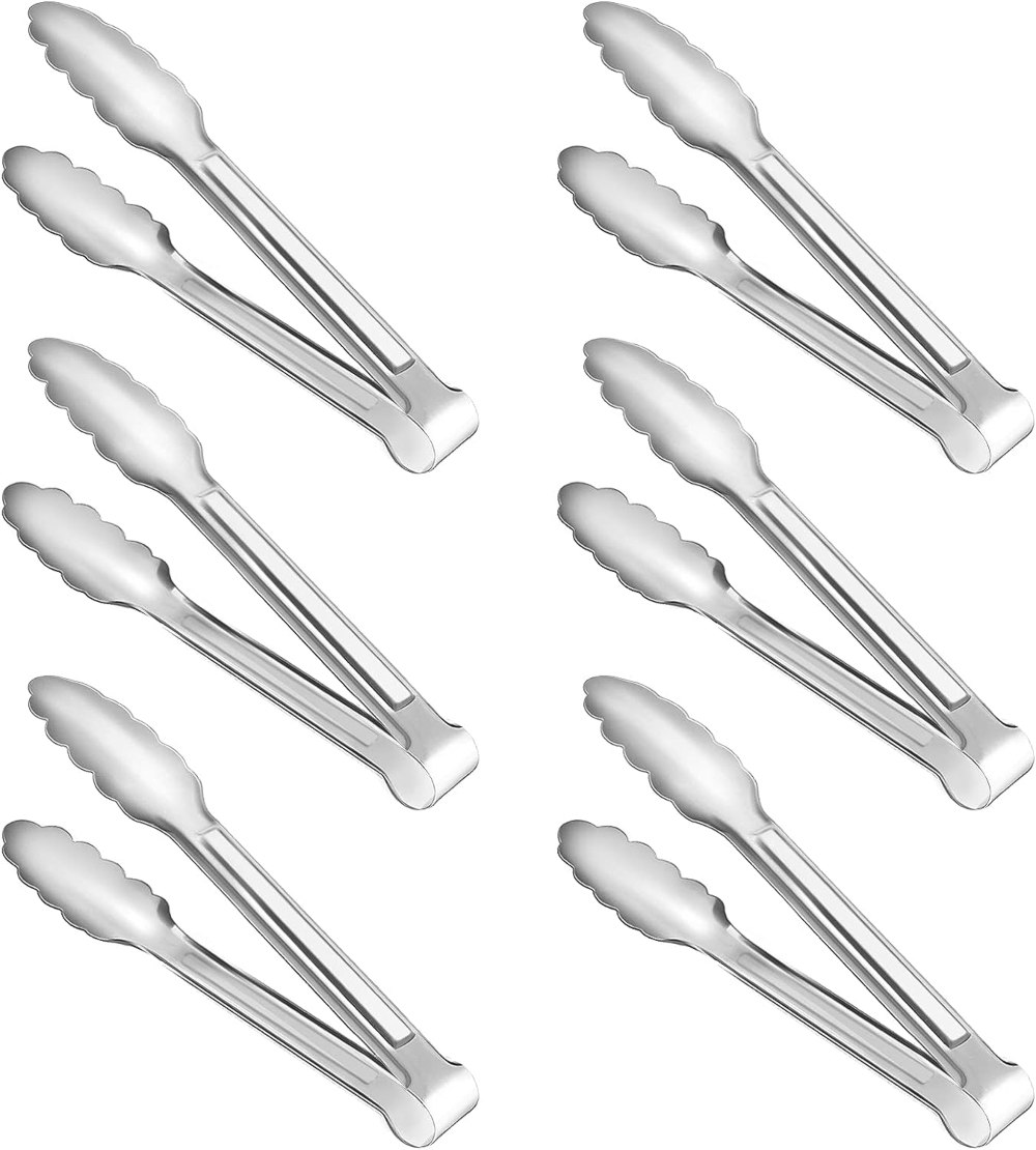 dmoera 6 pack serving tongs - best value