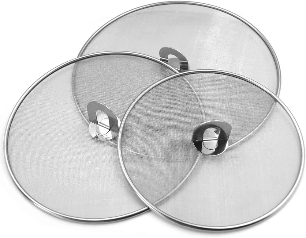 handook stainless steel splatter screen - great design