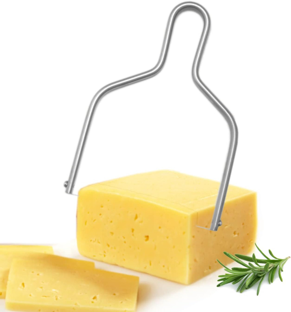 hiffion cheese slicer & cheese cutter - portable grip