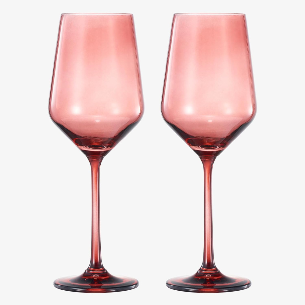khen stemmed crystal wine glasses - best value