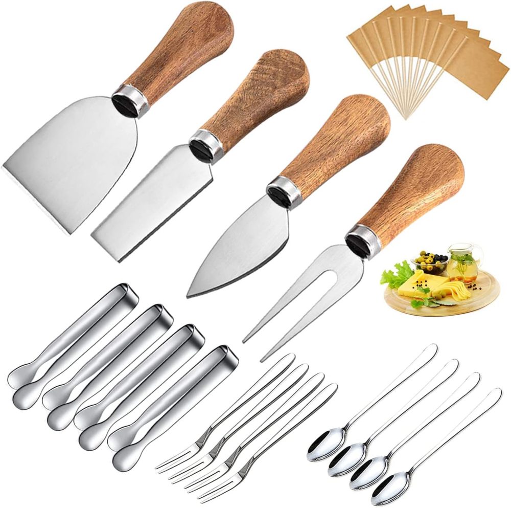 linwnil cheese knives set - best value