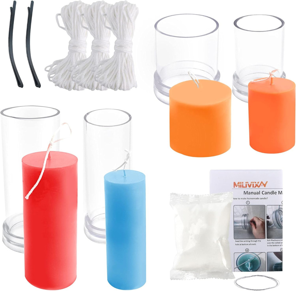 milivixay cylinder candle mold - our top pick