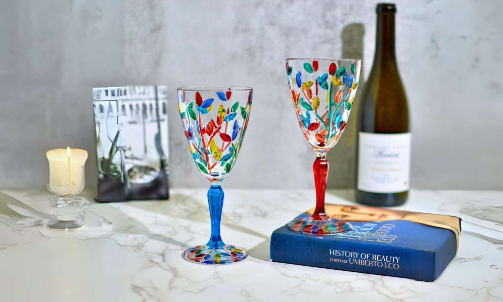 murano wine glasses | 5 best options of 2024