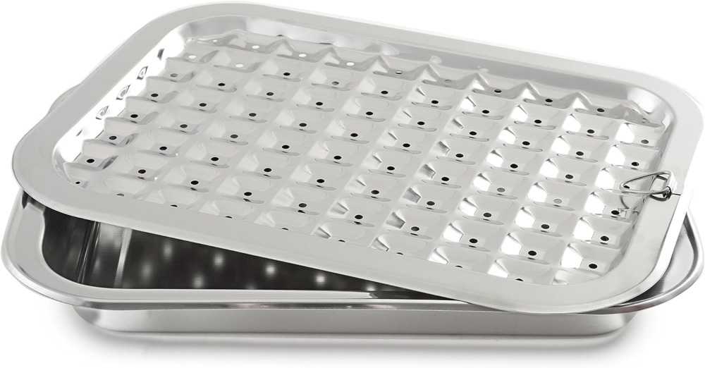 norpro broil/roast pan set - sturdiness