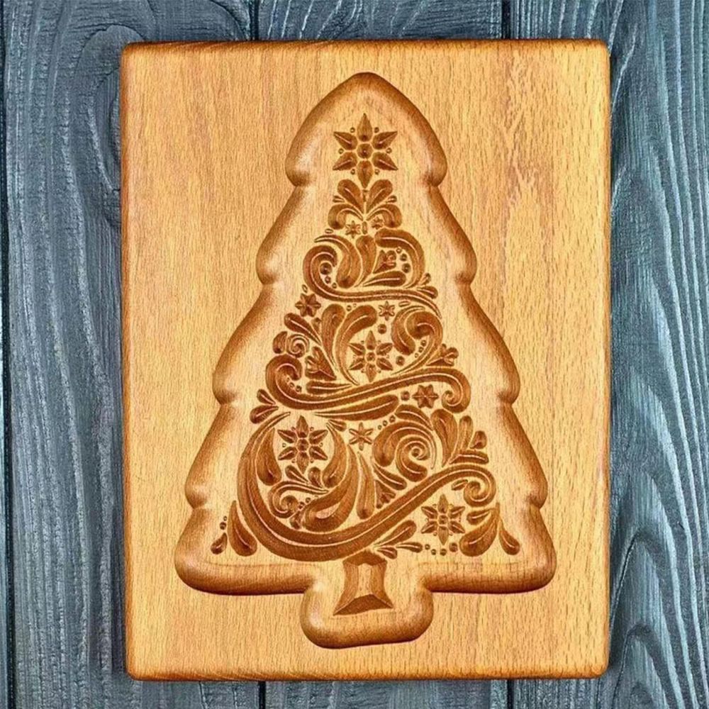 qinmeng wooden cookie molds - create beautiful patterns