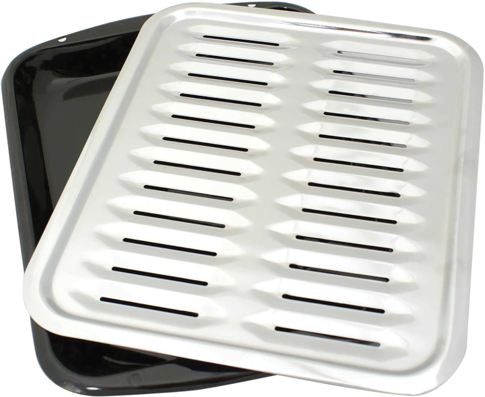 range kleen porcelain broiler pan - best value