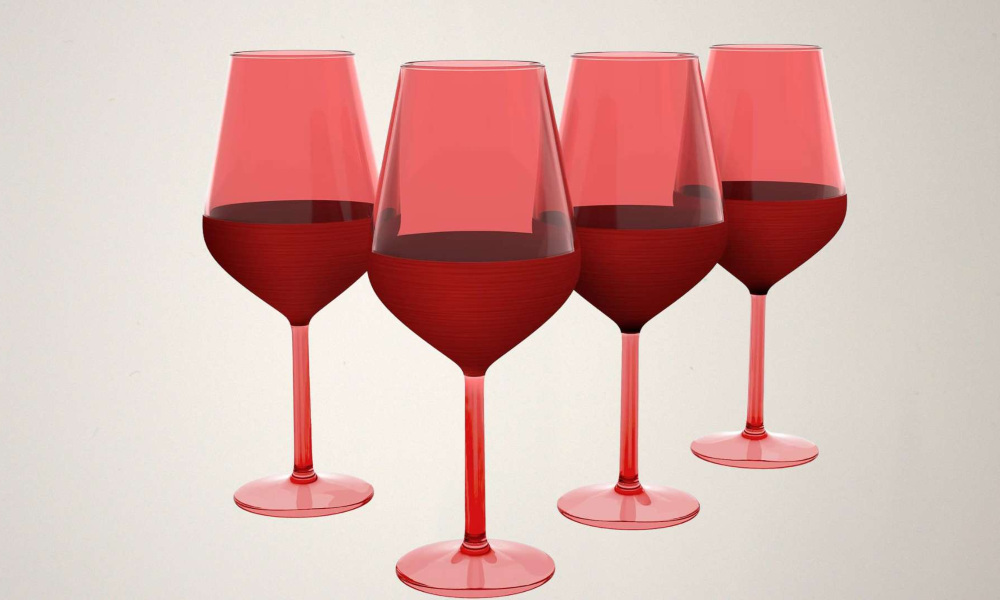 red colored wine glasses | 7 best options of 2024