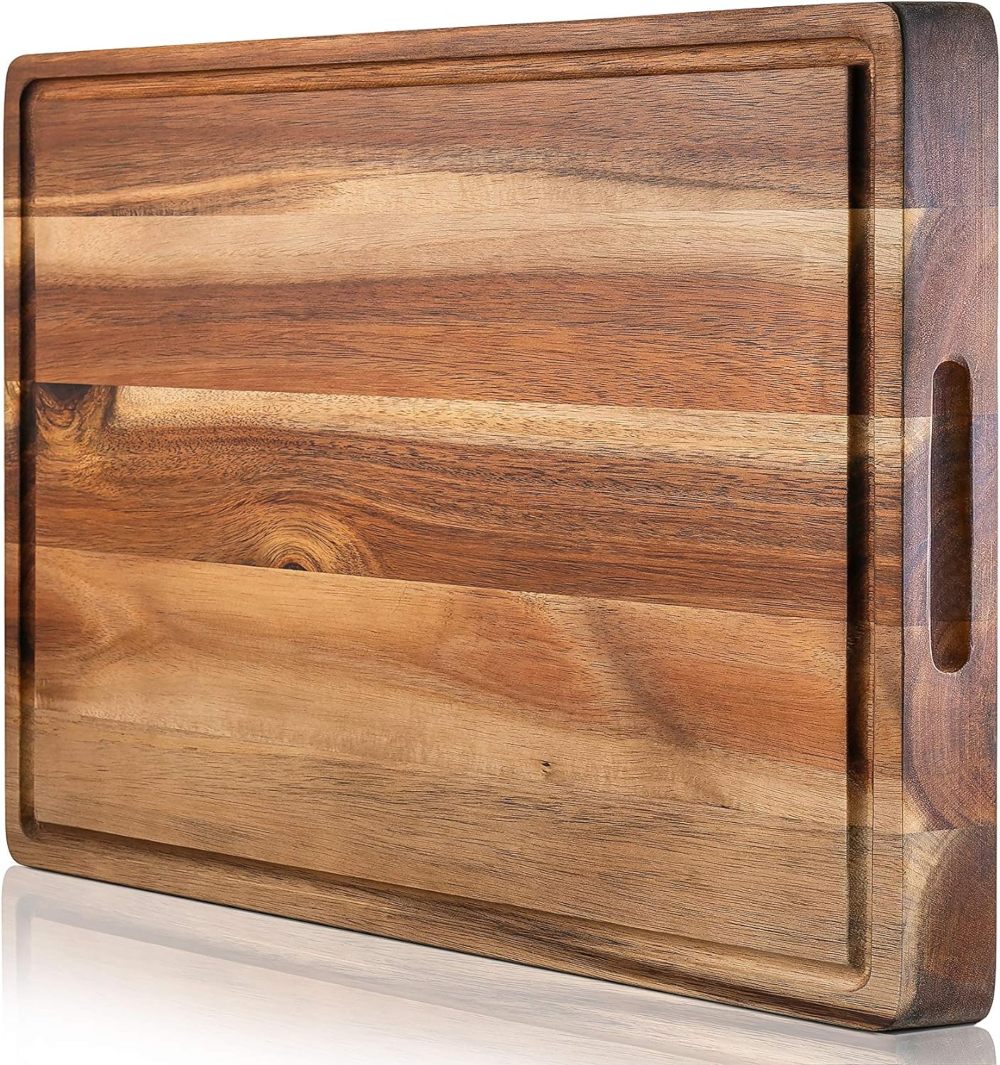 soulfino acacia cutting board - durable