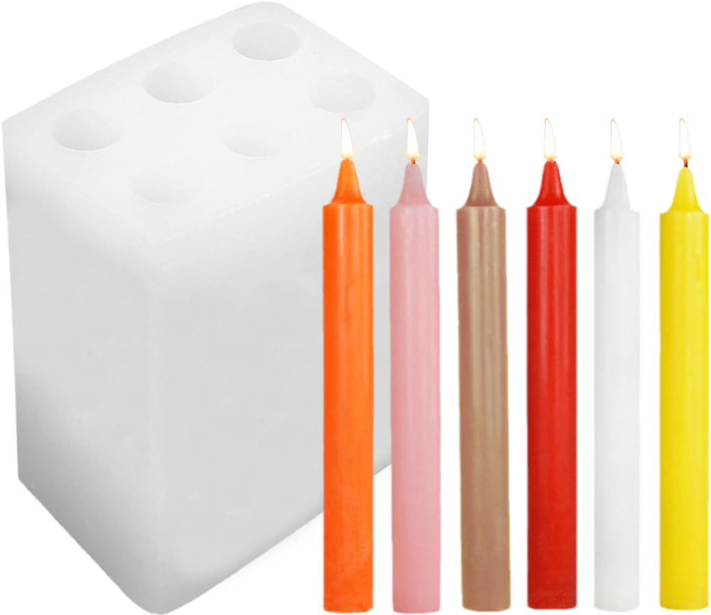 topys long cylinder silicone candle molds - strong compatibility