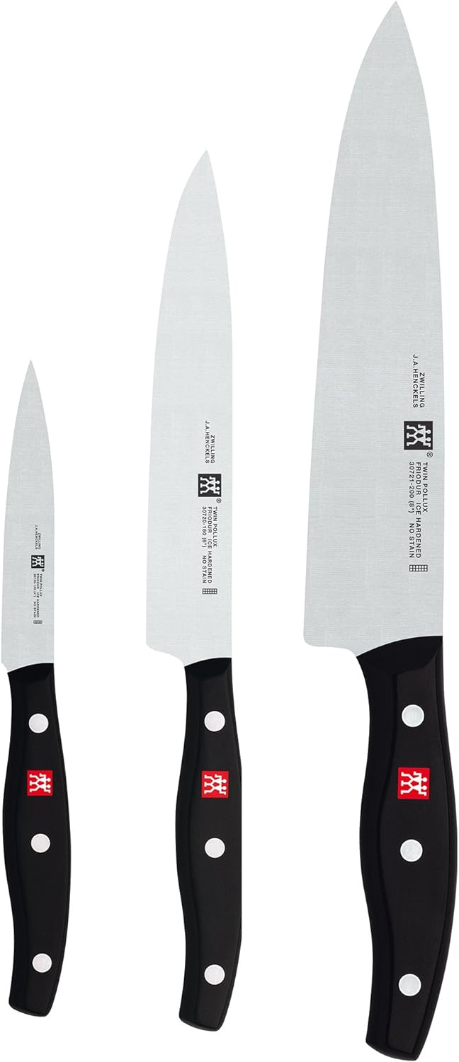 zwilling german knife set - ergonomic polymer handle